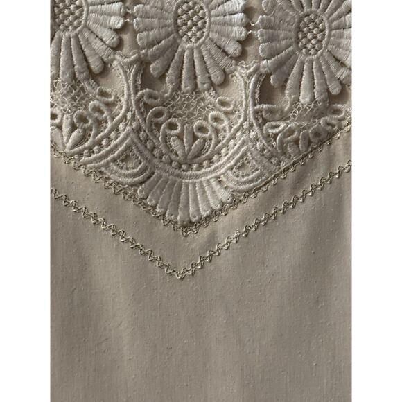 Vintage Women’s Blazer Ivory/ Overlay Crochet Old Money Quiet Luxury Bohemian - Picture 9 of 10